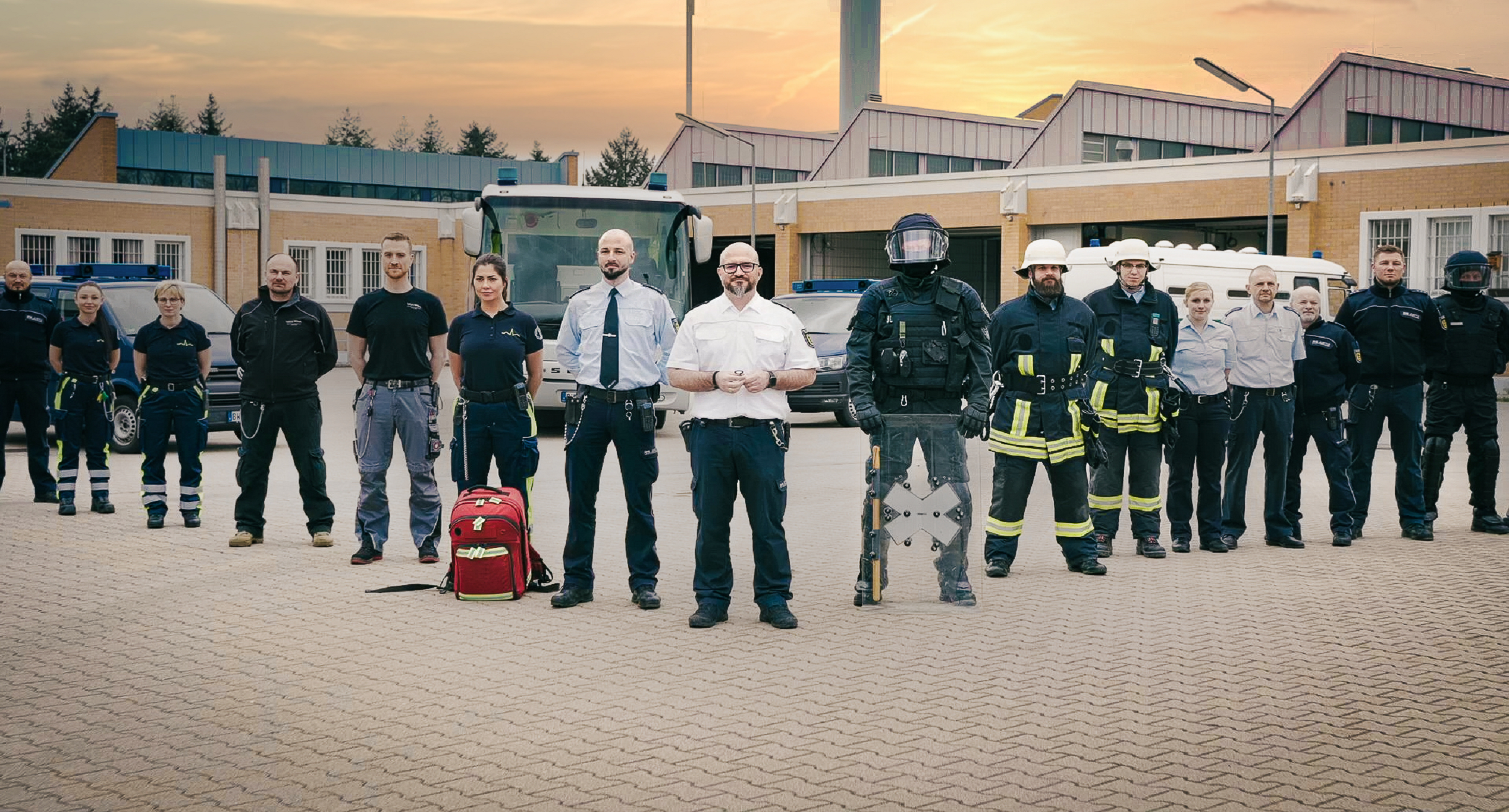 Aufstellung von sämtlichen Berufsgruppen des mittleren Dienstes